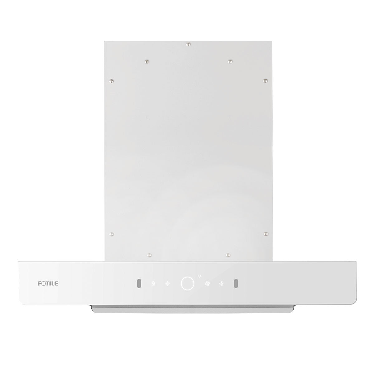 EMG6018-W 600mm White Glass Built in/Canopy Rangehood (without cover)