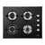 GLG60409S 600mm 4 Burner Black Glass Cooktop