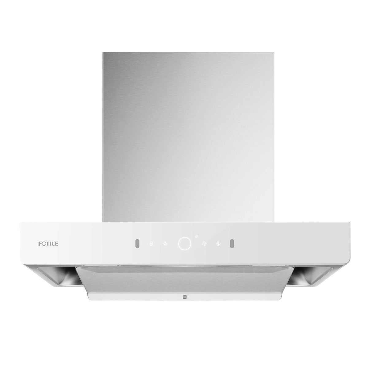 EMG6018-W 600mm White Glass Built in/Canopy Rangehood (without cover)