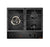 GLG60305 600mm 3 Burner Black Glass Cooktop