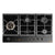 GLG90505 900mm 5 Burner Black Glass Cooktop